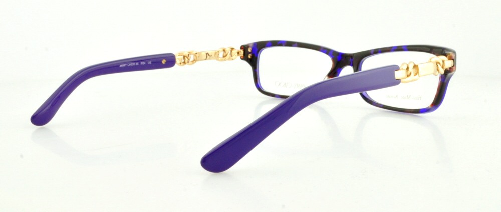 Rose Gold 51MM JIMMY CHOO Eyeglasses 85 08Q4 Violet